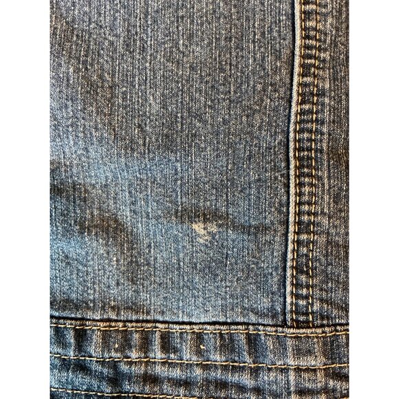 Cato Woman Denim Jean Skirt 16W Pocket Detail Classic Stretch Urban Casual Stain - Picture 7 of 10
